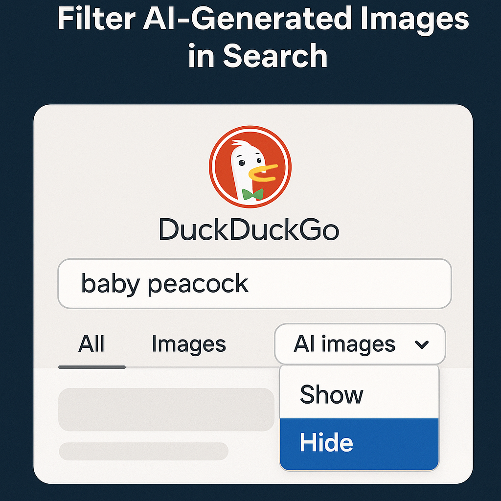 DuckDuckGo’s Bold Move: Letting You Filter Out AI-Generated Images in Search